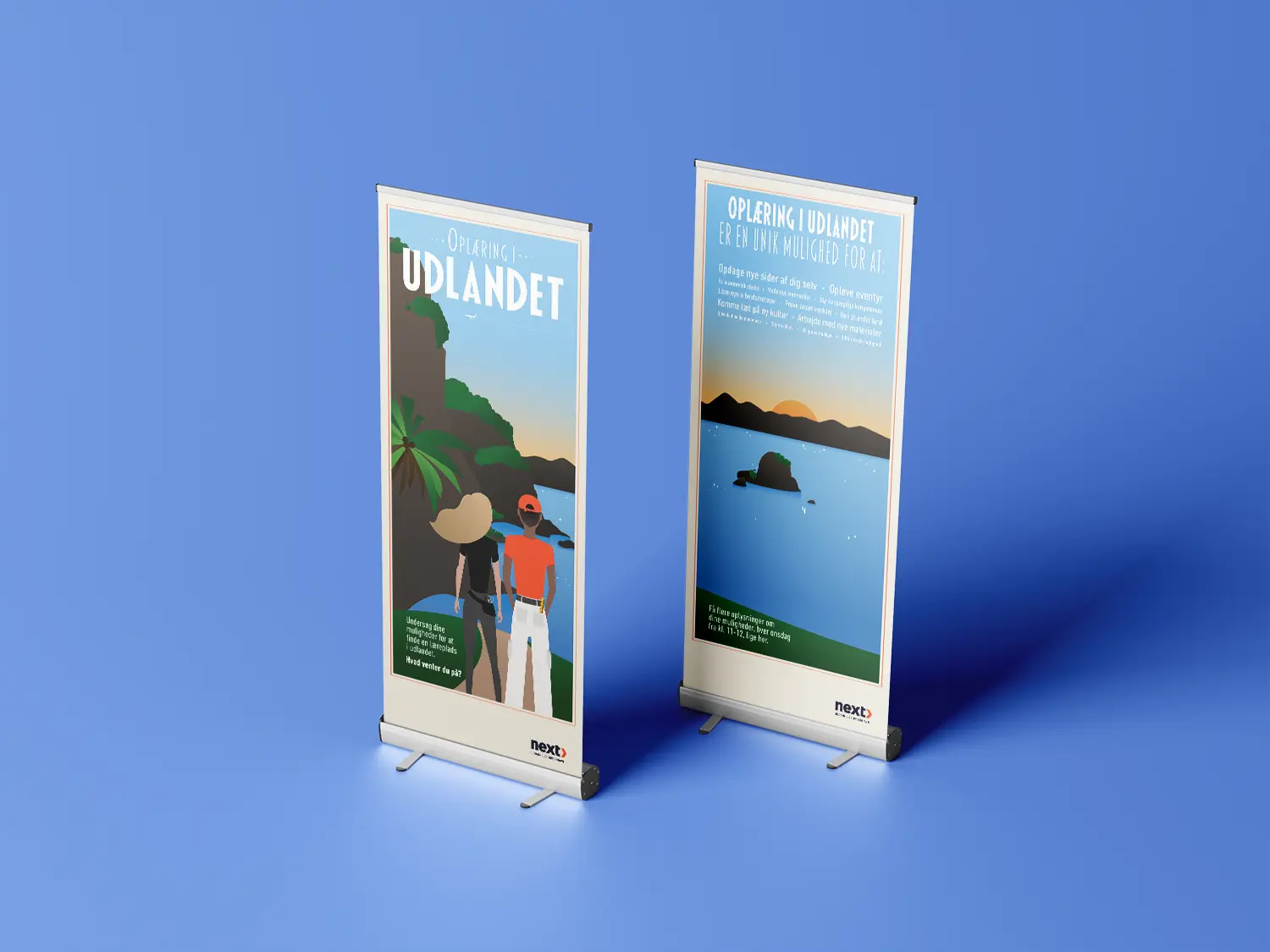 Mockup of the roll-ups