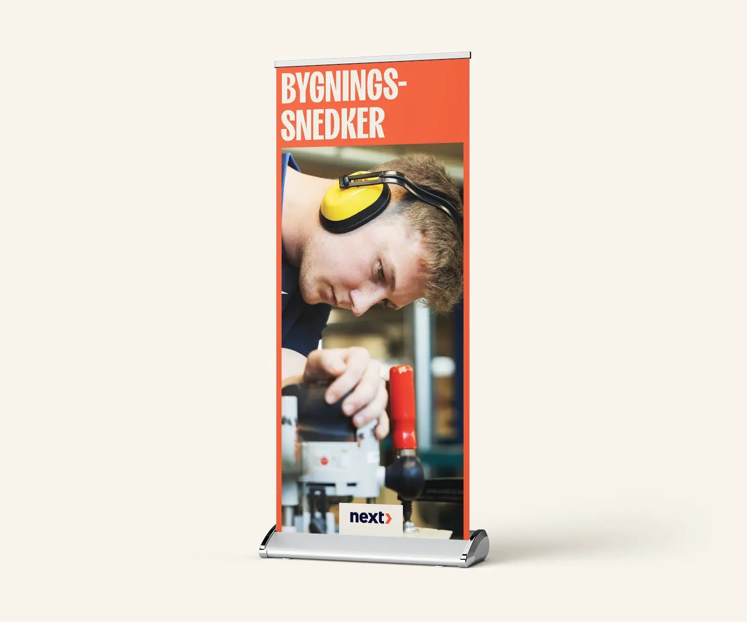 Mockup of Carpenters roll-up